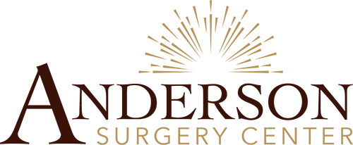 Anderson Surgery Center maroon and orange logo